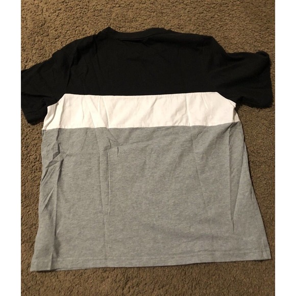 Puma Boys XL Cotton T Shirt Casual Striped R2 - Picture 2 of 7